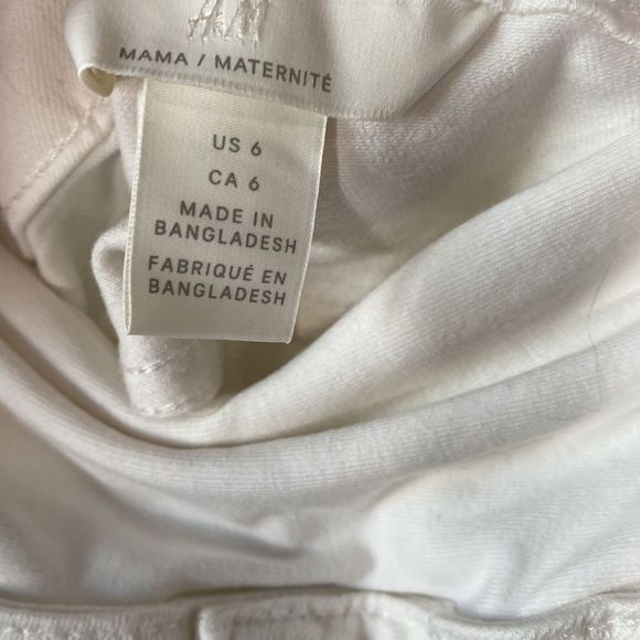 H&M &denim maternity jeans Sz 6 - Picture 7 of 8